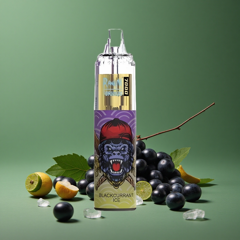 Solbær Is RandM Fumot Tornado 7000 Pust 14 ML E-væske Denmark vape