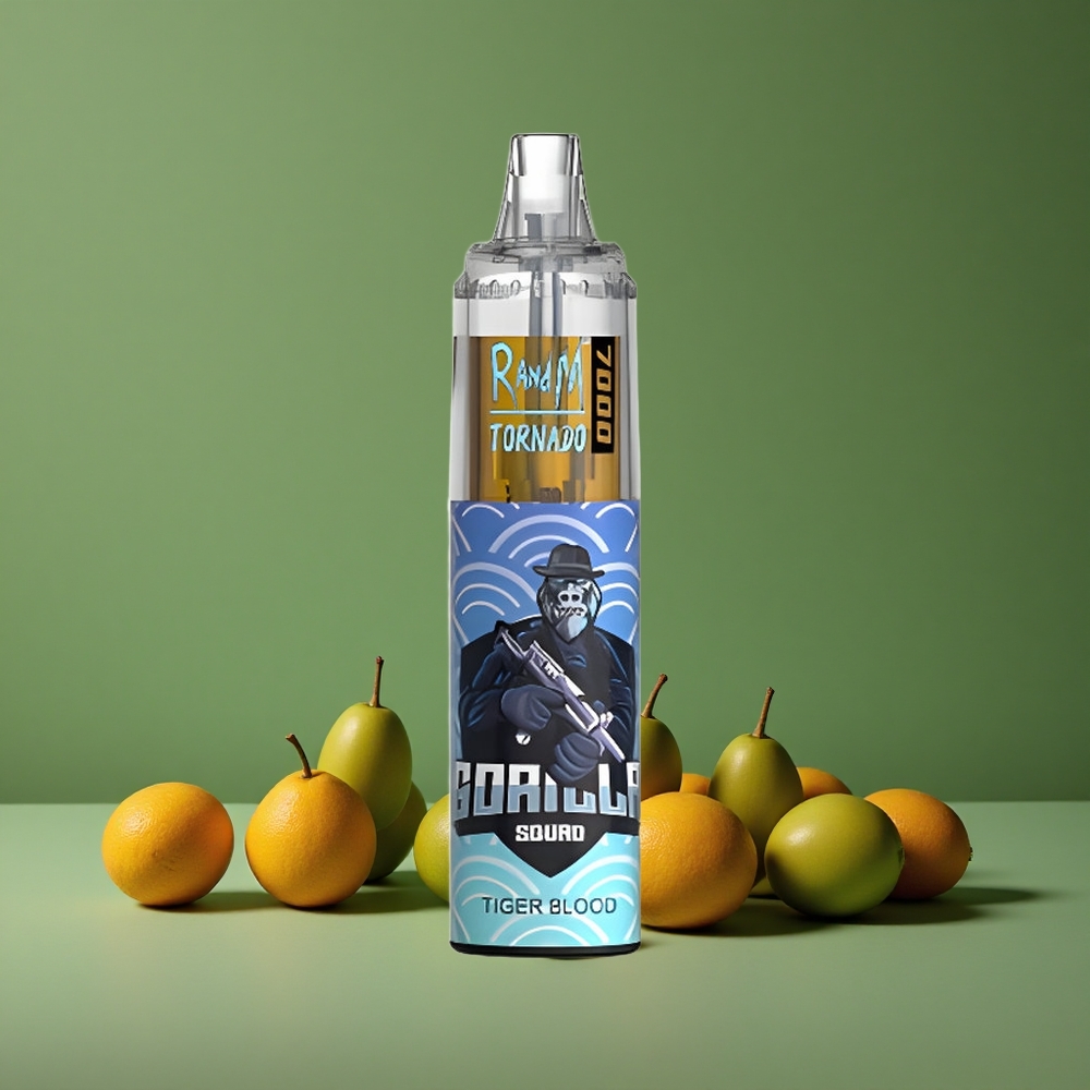 Tiger Blod RandM Fumot Tornado 7000 Pust 14 ML E-væske Denmark vape