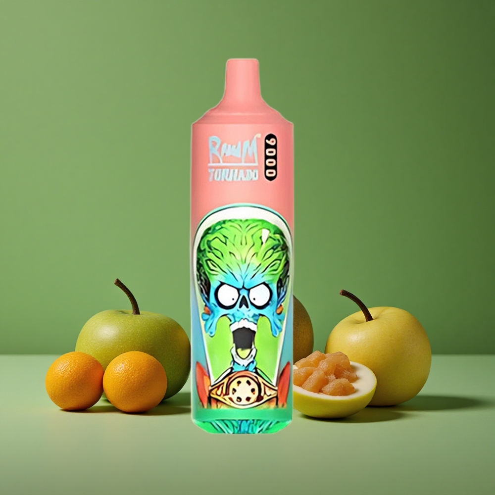 Gummy Bjørn RandM Tornado 9000 Puffs 18 mL og 850 mAh Genopladelig Denmark vape