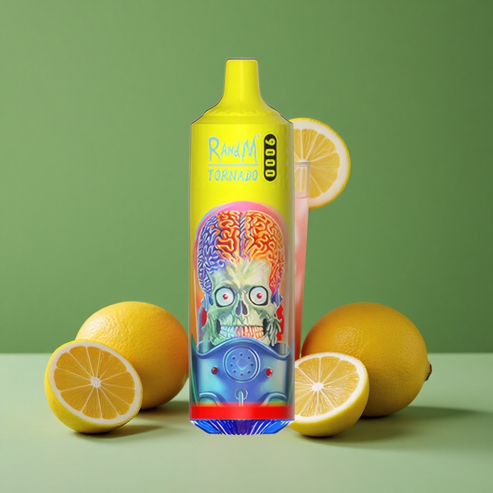 Pink Lemonade RandM Tornado 9000 Puffs 18 mL Mesh Coil Denmark vape