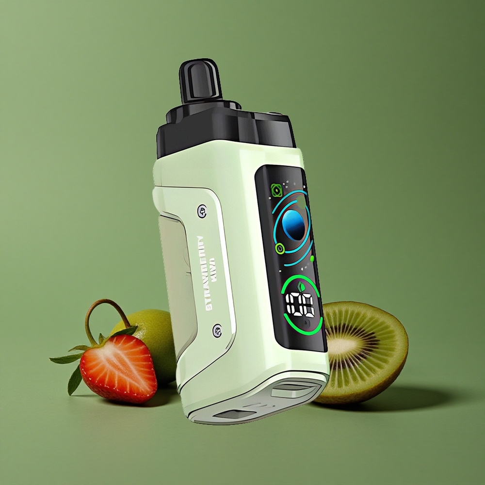 Jordbær Kiwi Razz Bar 45000 Puffs 20 mg/ml Nikotinstyrke Denmark vape