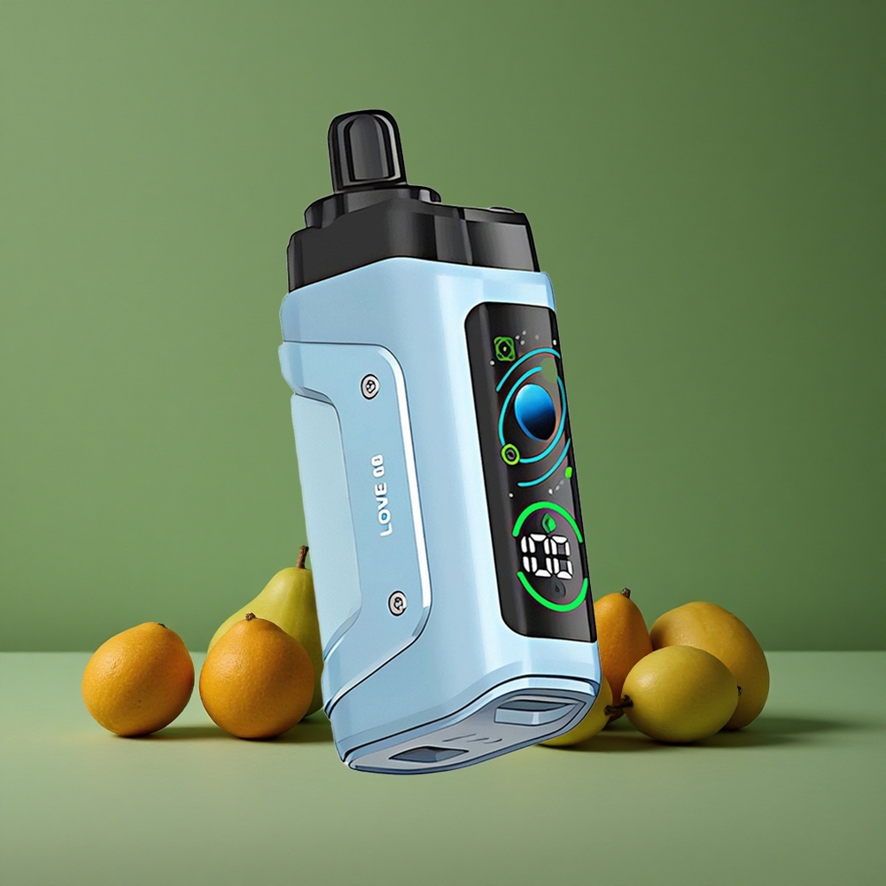 Kærlighed 66 Razz Bar 45000 Puffs 1.0 Ohm Mesh Coil Type-C Genopladelig Denmark vape