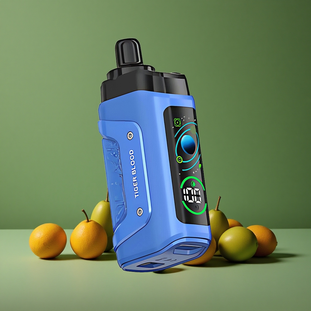 Tiger Blod Razz Bar 45000 Pust 1,0 Ohm Mesh Coil Denmark vape