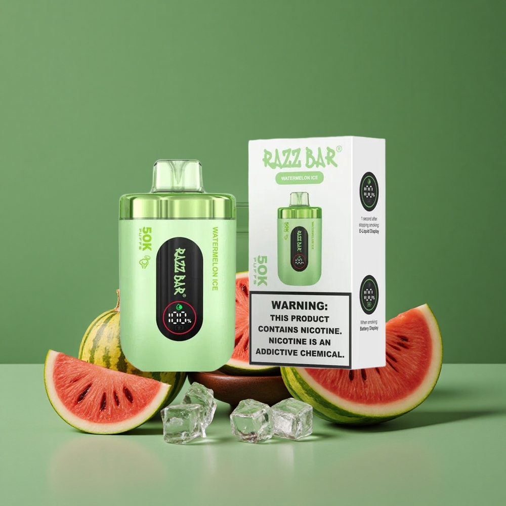 Vandmelon Is Razz Bar 50000 Pust 1.0 Ohm Mesh Coil Type-C Denmark vape