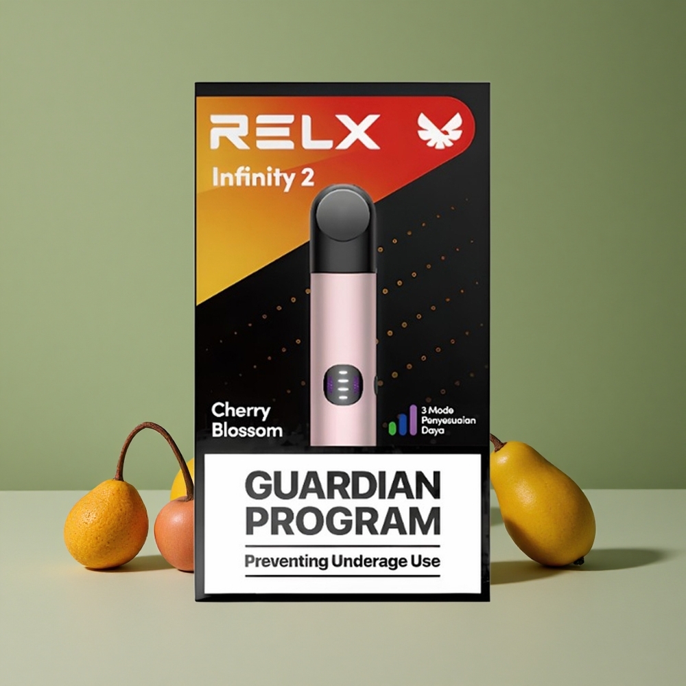 Pink (Rosa) Relx Infinity 2 600-650 pust Pod Kapacitet: 1,9 ml Denmark vape