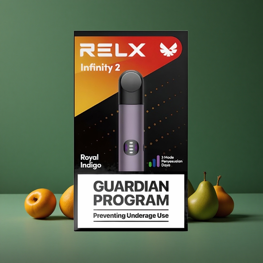 Royal Indigo Relx Infinity 2 600-650 puff 1,9 ml podkapacitet Denmark vape