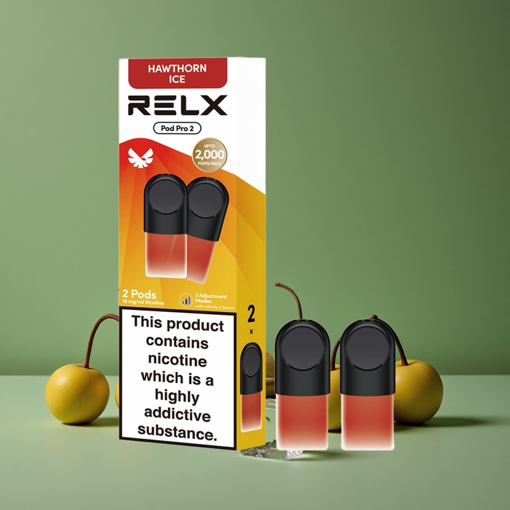 Hjortetakn Is Relx Pod Pro 2 600 puff 1,8% nikotin Denmark vape