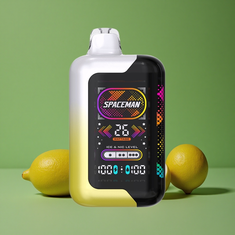 Citron Pop SMOK SPACEMAN 40000 Pust Skærm: 2.28" Ultra-Stor LED Batterikapacitet: 1000mAh Denmark vape
