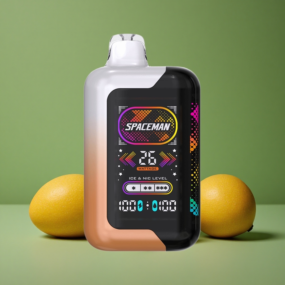 Sure Sour Mango Honningmelon SMOK SPACEMAN SP40000 40000 Pust 20ml e-væske 1000mAh batteri Denmark vape