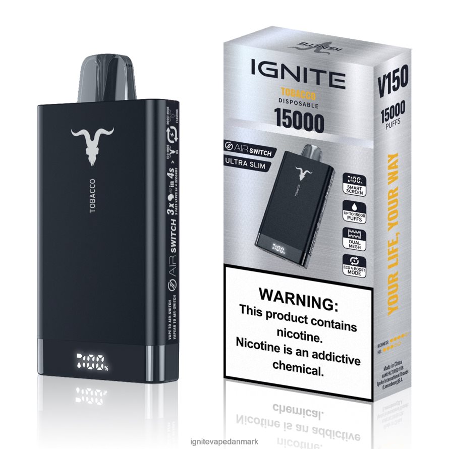 IGNITE V150 vape pen tobak 4BPLPD7 Ignite Puff Price