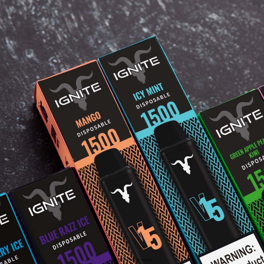 IGNITE V15 vape pen 10-pak bananis 4BPLPD11 Ignite Danmark