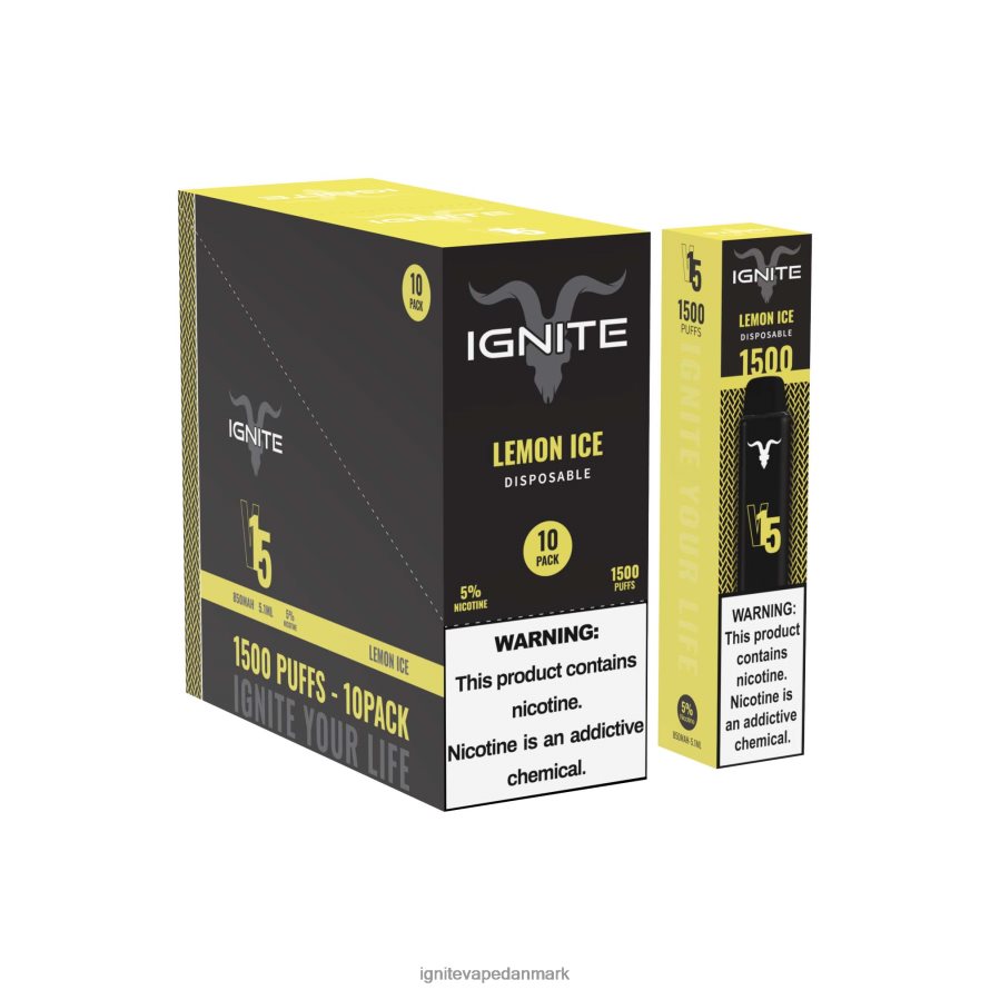 IGNITE V15 vape pen 10-pak jordbær æble vandmelon 4BPLPD104 Ignite Vape Helsingør