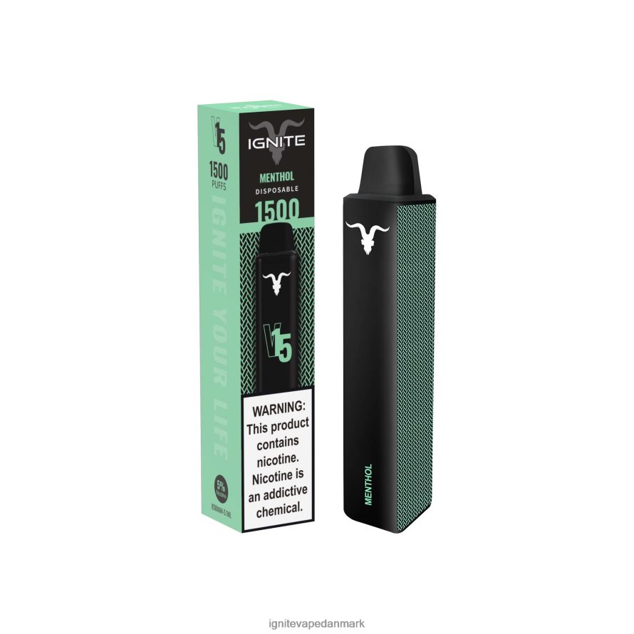 IGNITE V15 vape pen blåbæris 4BPLPD108 Ignite Disposable Vape