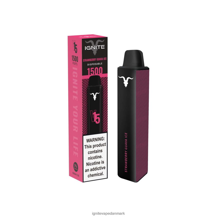 IGNITE V15 vape pen blåbæris 4BPLPD108 Ignite Disposable Vape