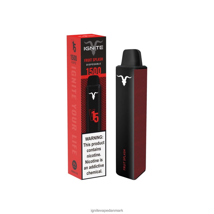 IGNITE V15 vape pen blåbæris 4BPLPD108 Ignite Disposable Vape