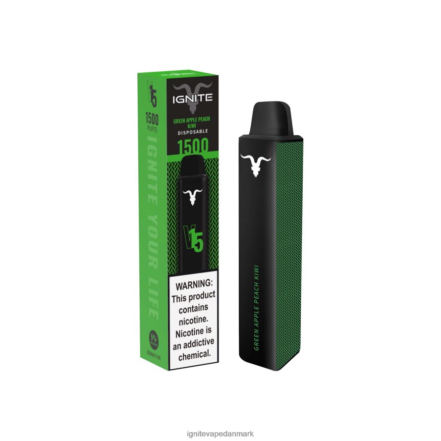 IGNITE V15 vape pen blåbæris 4BPLPD108 Ignite Disposable Vape