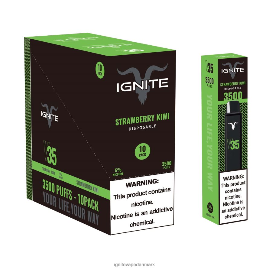 IGNITE V35 vape pen 10-pak hindbær limonade 4BPLPD125 Ignite Vape Price