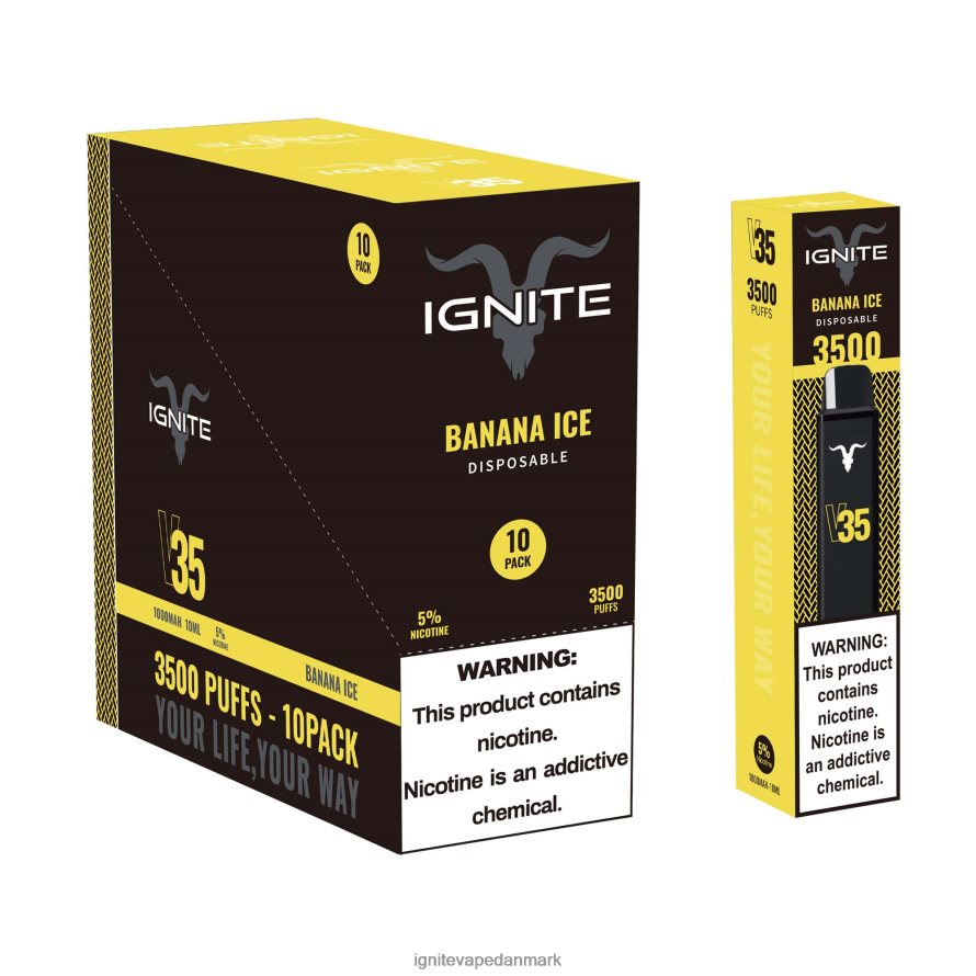 IGNITE V35 vape pen 10-pak hindbær limonade 4BPLPD125 Ignite Vape Price