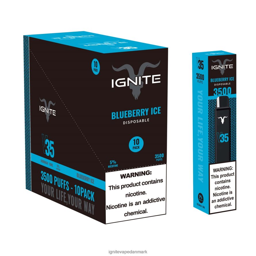 IGNITE V35 vape pen 10-pak hindbær limonade 4BPLPD125 Ignite Vape Price