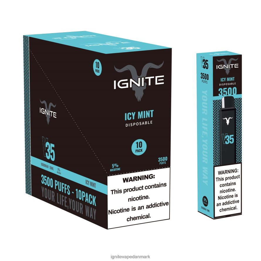 IGNITE V35 vape pen 10-pak hindbær limonade 4BPLPD125 Ignite Vape Price
