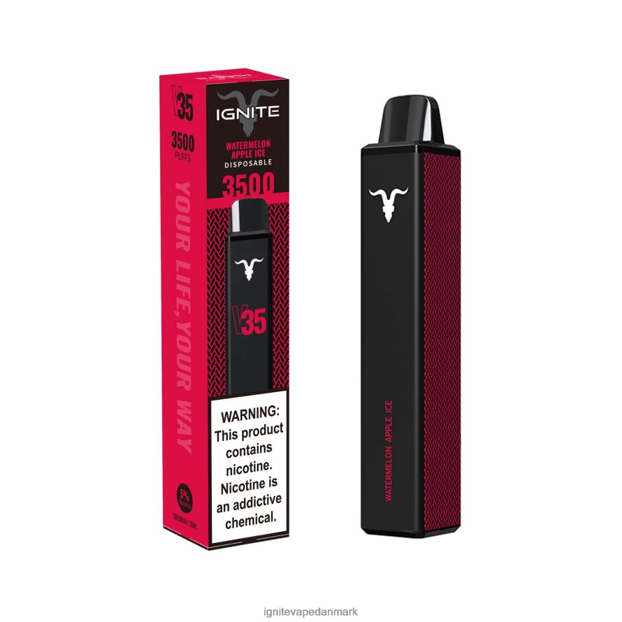 IGNITE V35 vape pen kirsebæris 4BPLPD132 Ignite Vape Danmark