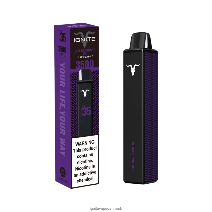 IGNITE V35 vape pen kirsebæris 4BPLPD132 Ignite Vape Danmark