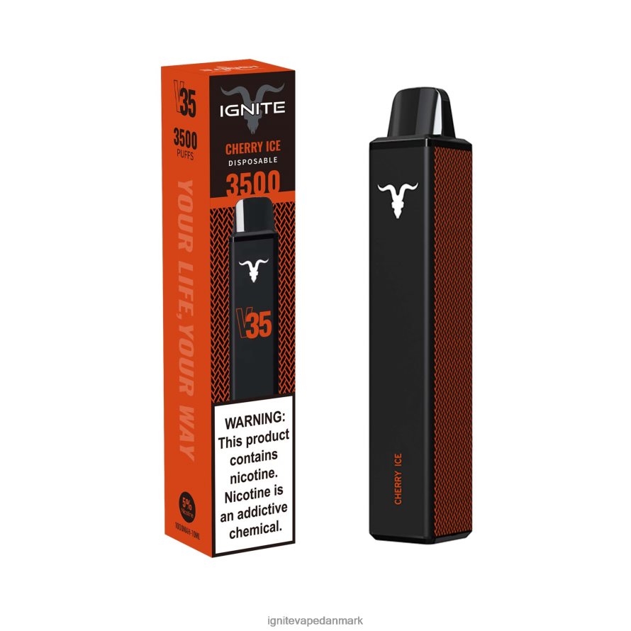 IGNITE V35 vape pen kirsebæris 4BPLPD132 Ignite Vape Danmark
