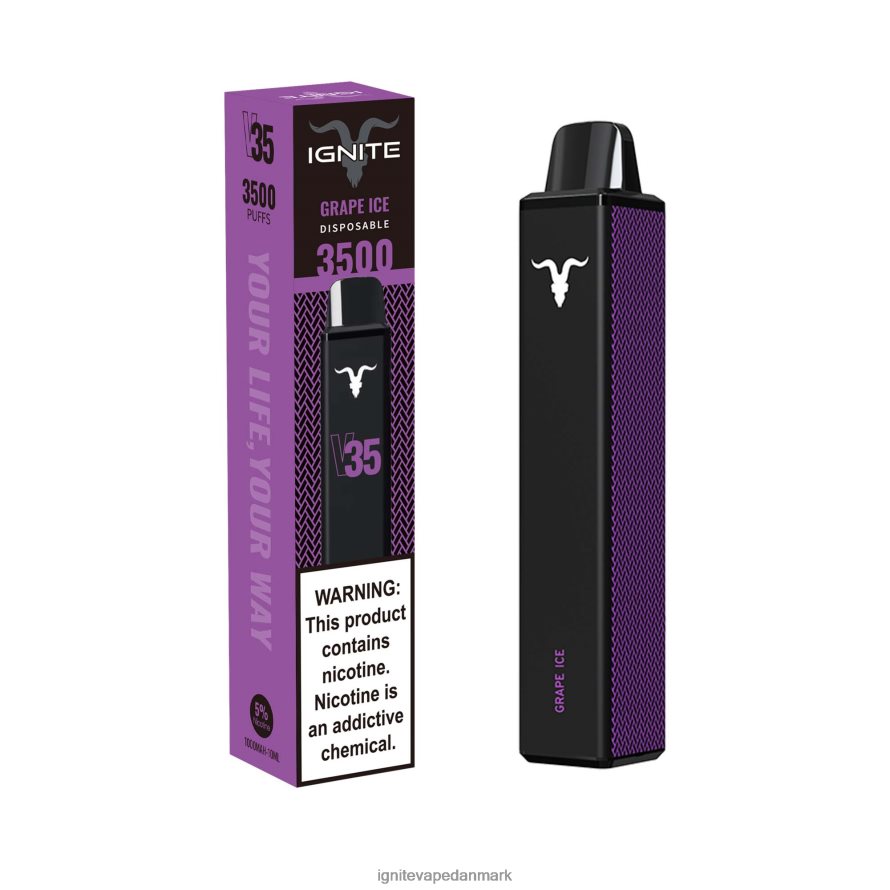 IGNITE V35 vape pen kirsebæris 4BPLPD132 Ignite Vape Danmark
