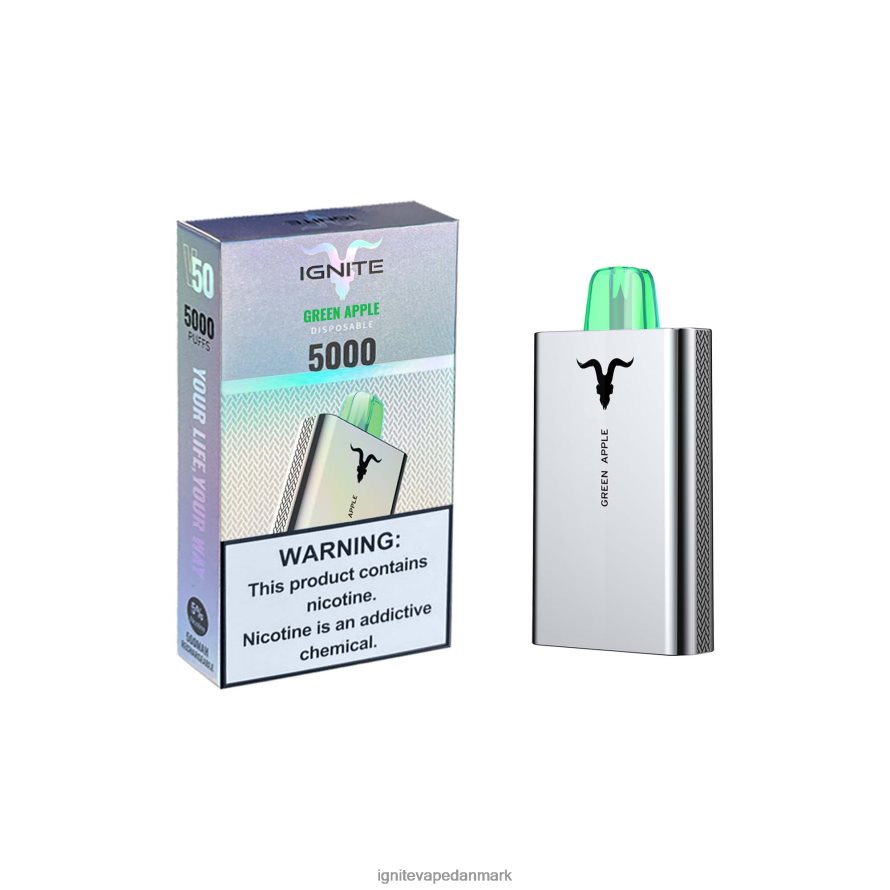 IGNITE V50 vape pen bananis 4BPLPD153 Ignite Vape København