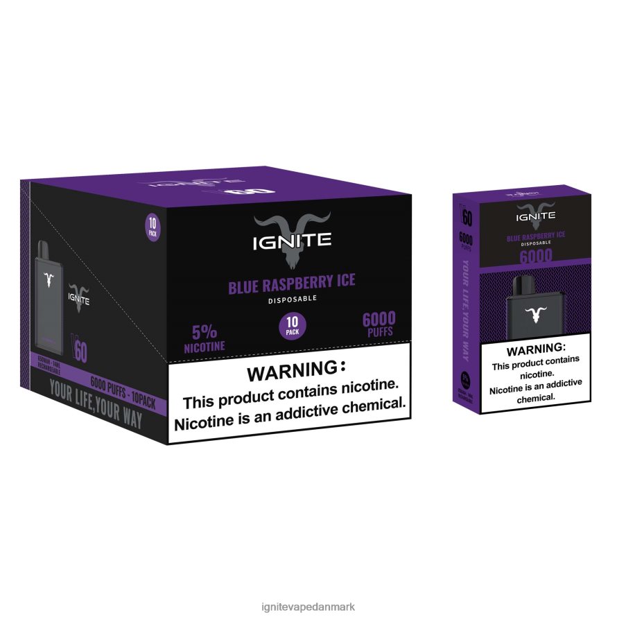 IGNITE V60 vape pen 10-pak jordbær kiwi 4BPLPD26 Ignite Vape Reviews