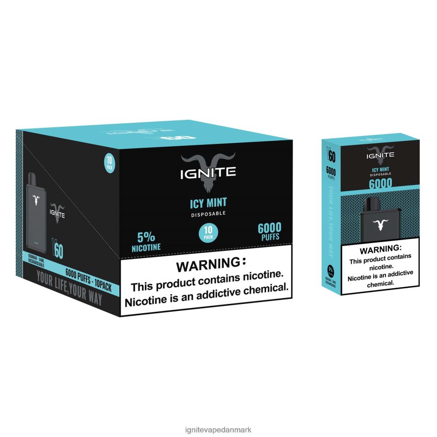 IGNITE V60 vape pen 10-pak jordbær kiwi 4BPLPD26 Ignite Vape Reviews