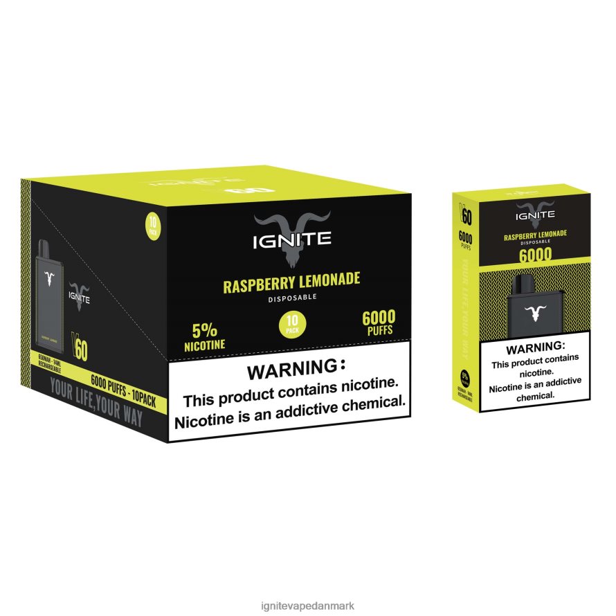 IGNITE V60 vape pen 10-pak jordbær kiwi 4BPLPD26 Ignite Vape Reviews