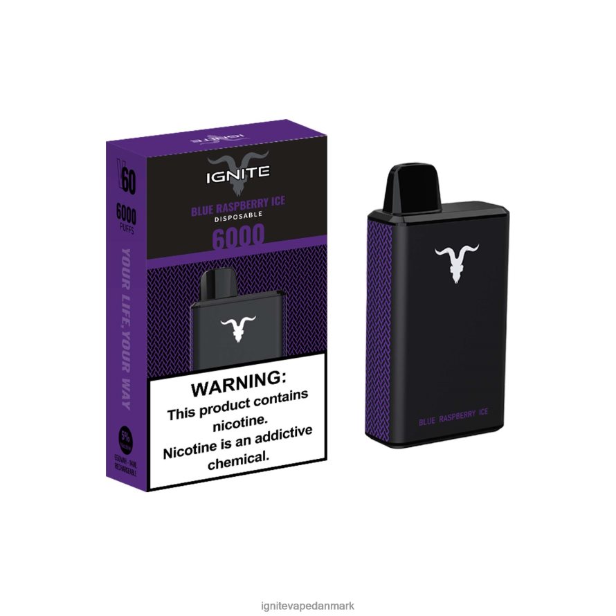 IGNITE V60 vape pen blåbæris 4BPLPD29 Ignite Disposable Vape Review